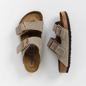 Arizona Suede Taupe Sandals